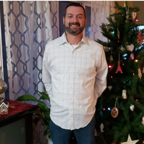 Mens Button Up Dress Shirt - Picture 3 of 4